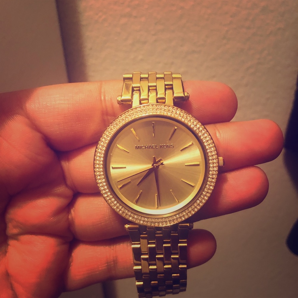 Gold Michael Kors watch